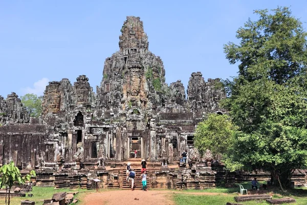 Angkor turism - resa foto — Stockfoto