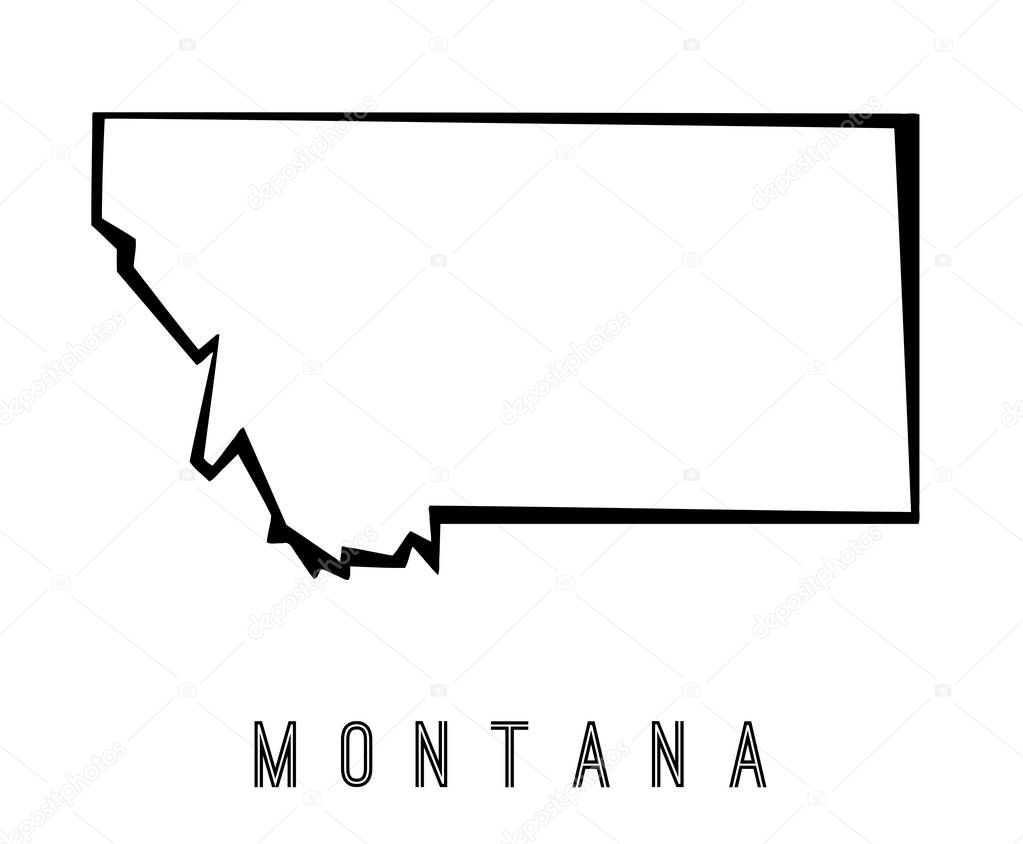 Montana geometric map
