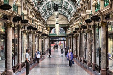 İngiltere'de Leeds bölgesindeki alışveriş