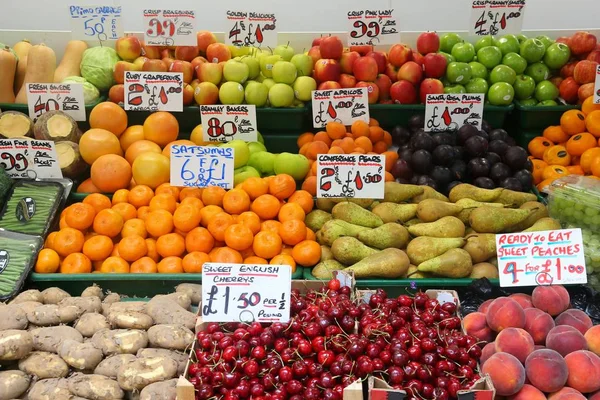 英国食品价格 — 图库照片