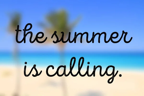 Summer is calling — Stock Photo, Image