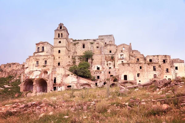 Craco ville abandonnée, Italie — Photo