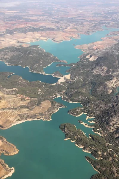 Waterreservoirs in Spanje — Stockfoto