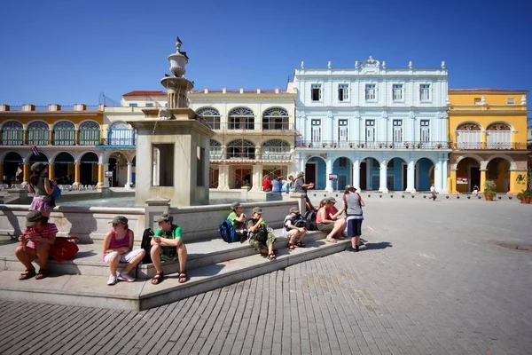 Plaza Vieja, Havana — Stock fotografie
