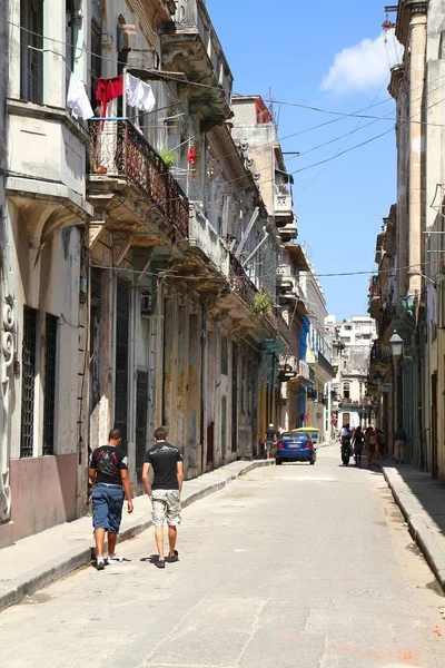 La via dell'Avana, Cuba — Foto Stock