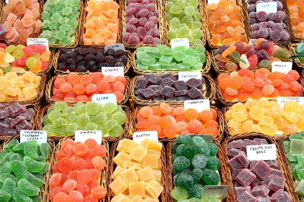 Boqueria piacon, barcelona — Stock Fotó