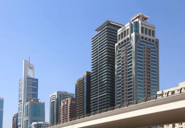 Dubai Wolkenkratzer, vereinigte arabische Emirate — Stockfoto