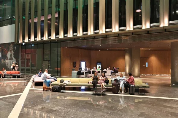 De lobby van het hotel van de Dubai — Stockfoto