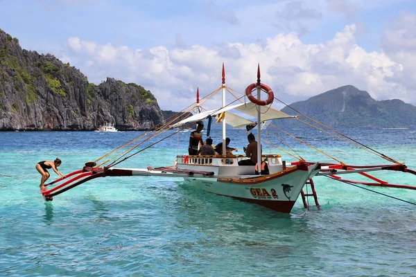 Palawan vacation boat — Stock Photo, Image