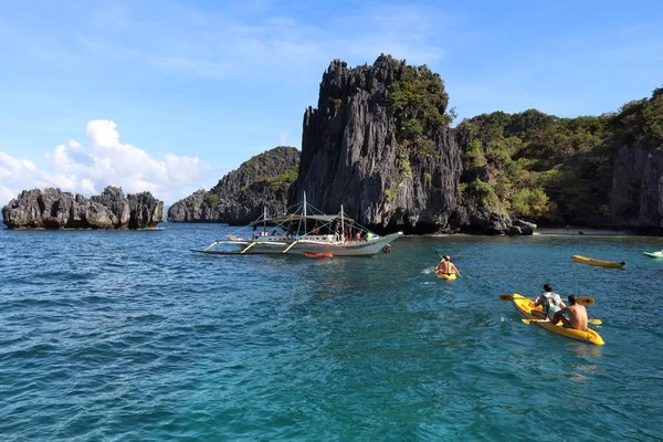 Palawan sea kayaking — Stock Photo, Image