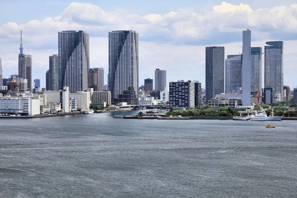 Skyline van Tokio in japan — Stockfoto