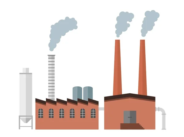Ilustracja wektorowa fabryki — Wektor stockowy