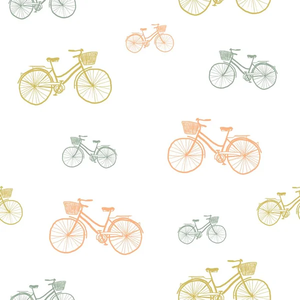 自行车图案矢量 — 图库矢量图片