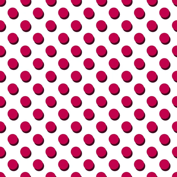 Red polka dots — Stock Vector