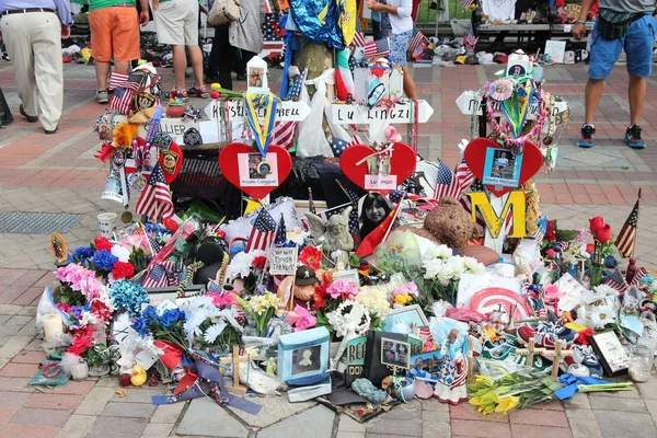 Memorial del maratón de Boston — Foto de Stock