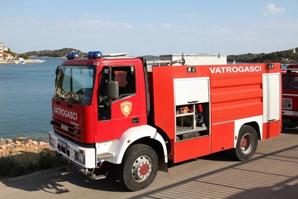 Croatia fire engine — Stock Photo, Image