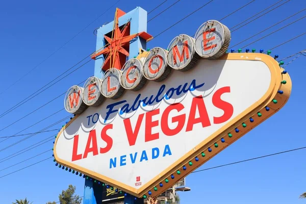 Willkommen bei las vegas — Stockfoto