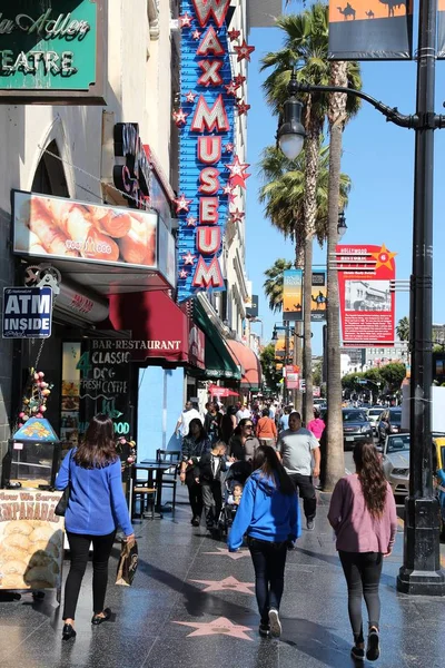 Hollywood passeggiata di fama — Foto Stock