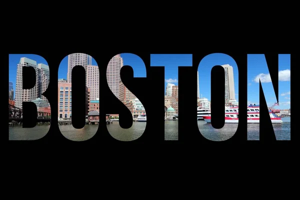 Boston sign — Stock Photo, Image