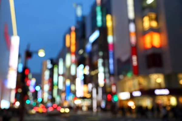 Tokyo night blur — Stock Photo, Image