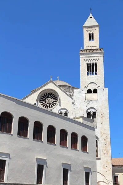 Bari Italia Cattedrale San Sabino Chiesa Della Città Vecchia — Foto Stock