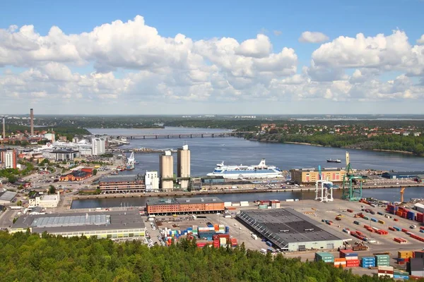 Стокгольмский порт — стоковое фото