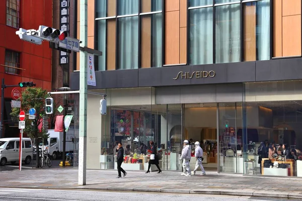 Tienda de belleza Shiseido — Foto de Stock