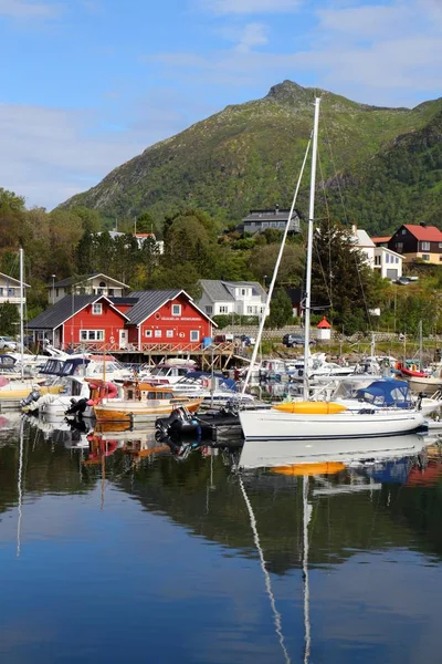 Svolvaer stad, Norge — Stockfoto