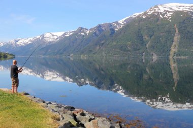 Hardanger Fiord olta balıkçılığı Norveç