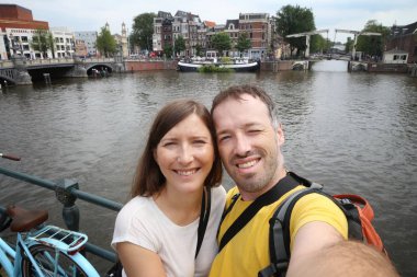 Amsterdam Turistik selfie