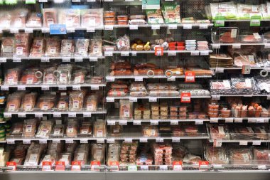 Süpermarket soğutucu rafları
