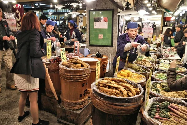 Nishiki trh, kyoto — Stock fotografie