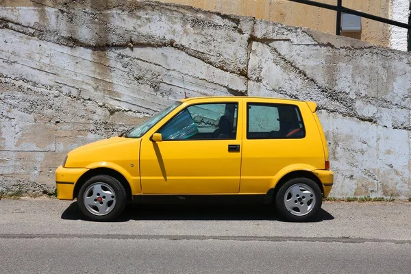 Small yellow car — Stock Photo, Image