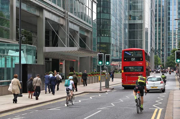 London Canary Wharf — Zdjęcie stockowe