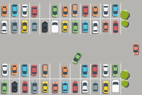 Parking complet — Image vectorielle