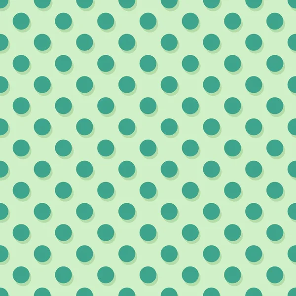 Groene polka dots — Stockvector