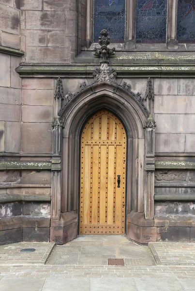 Rotherham Minster door — Stock Photo, Image