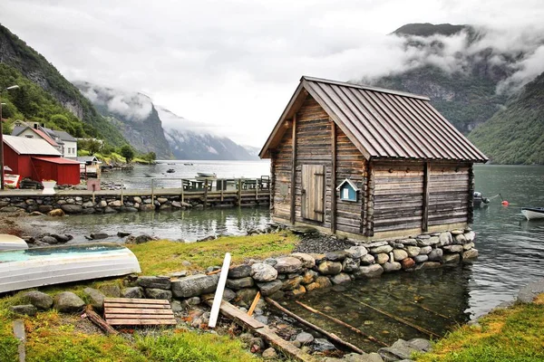 Norvegia - Villaggio non dragato — Foto Stock