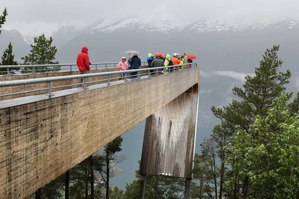 Fiord overlook in Norway — Stock Photo, Image