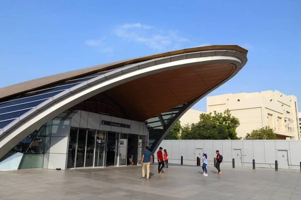 Dubai metro istasyonu — Stok fotoğraf