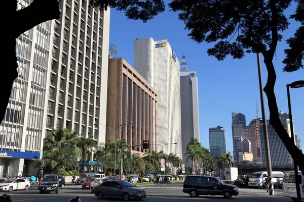 Makati Avenue, Manila — Stock Photo, Image