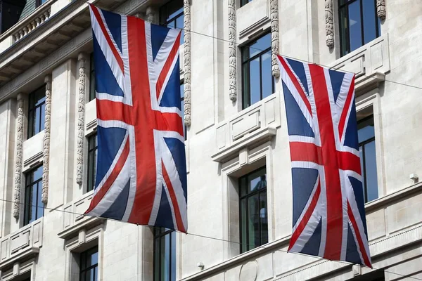 Bandiere britanniche a Londra — Foto Stock