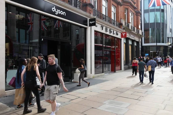 Oxford Street Shopping — Stockfoto