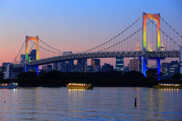 Rainbow Bridge, Tokyo — Stock Photo, Image