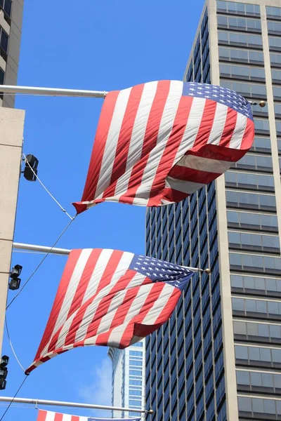 Drapeaux des États-Unis — Photo