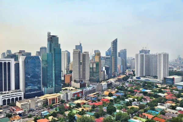 Makati skyline, Manila — Stock Photo, Image