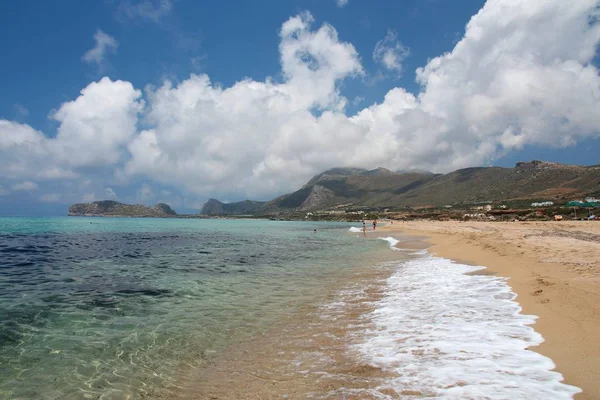 Praia de Falasarna, Creta — Fotografia de Stock