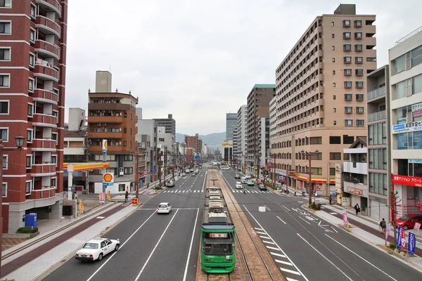 日本广岛-城市建筑 — 图库照片