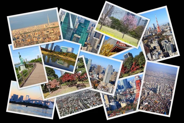 Tokyo postcard collage — Stock Photo, Image