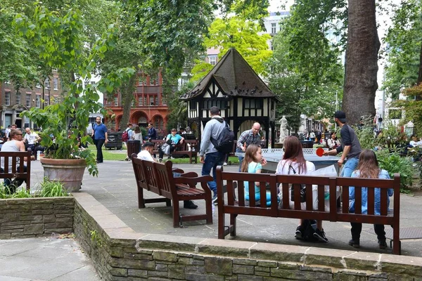 Soho Square Park — Stockfoto